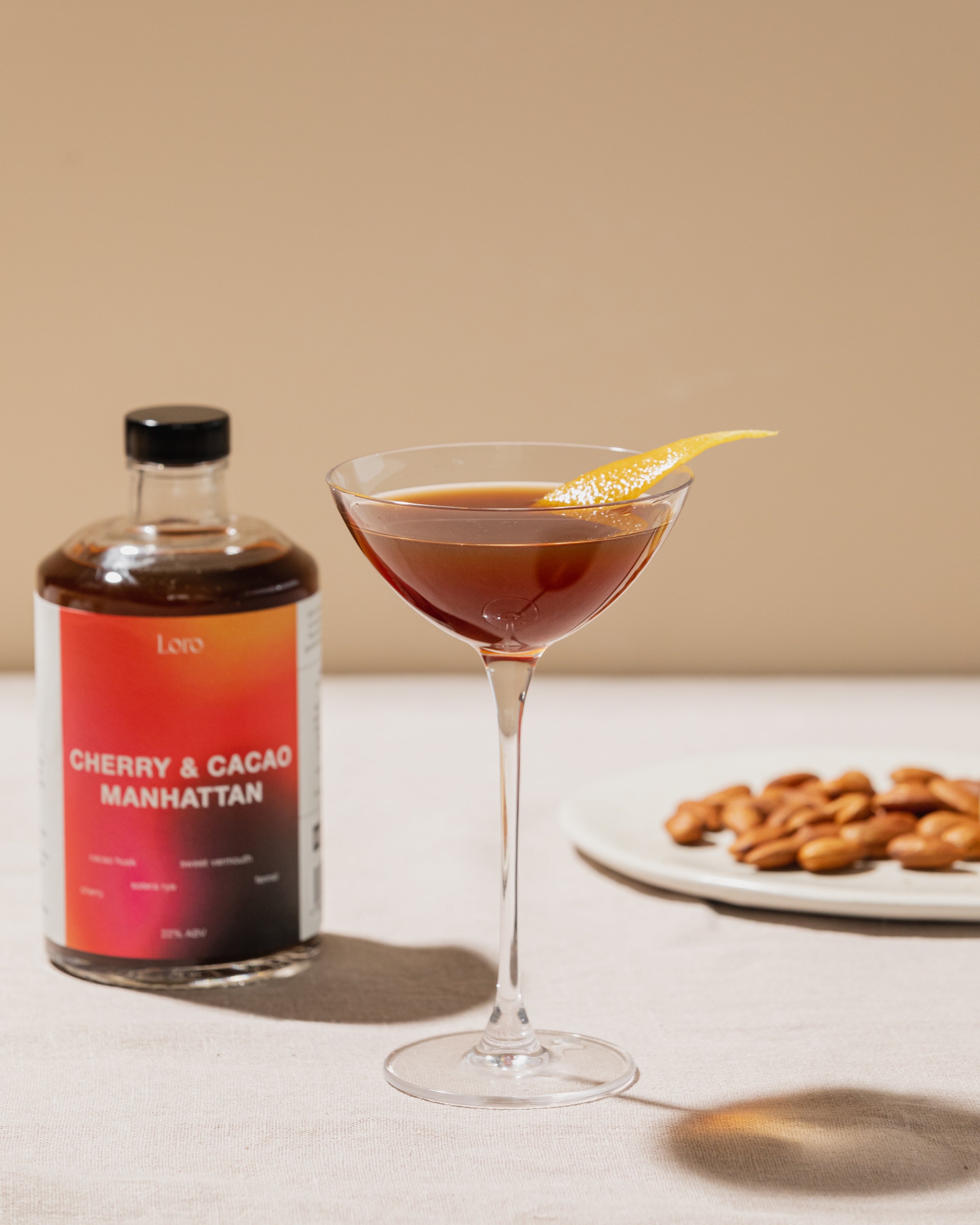 Loro Bottled Cocktails - Cherry & Cacao Manhattan | 200ml & 500ml