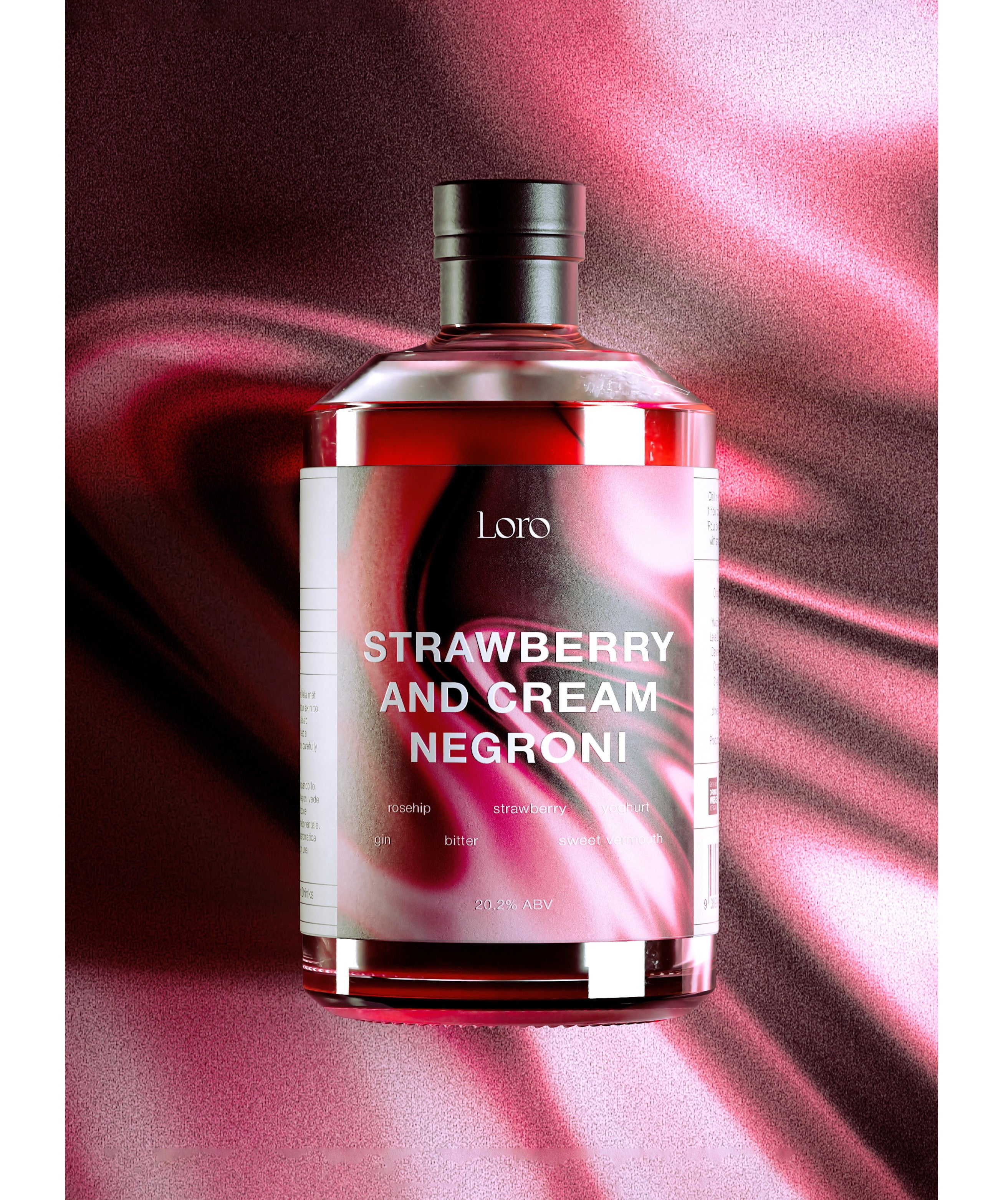 Strawberry & Cream Negroni Bottled Cocktail | 3 x 200ml Bundle