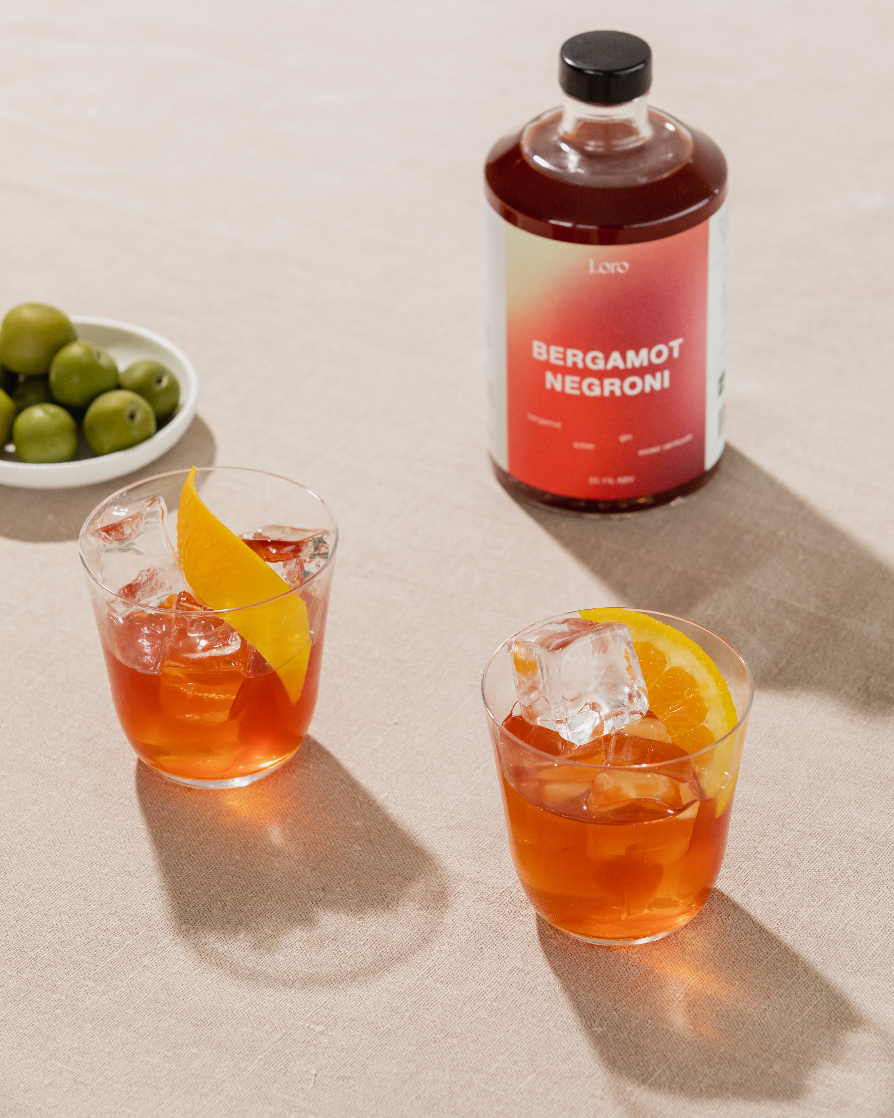 Bergamot Negroni Bottled Cocktails | 2 x 500ml Bundle