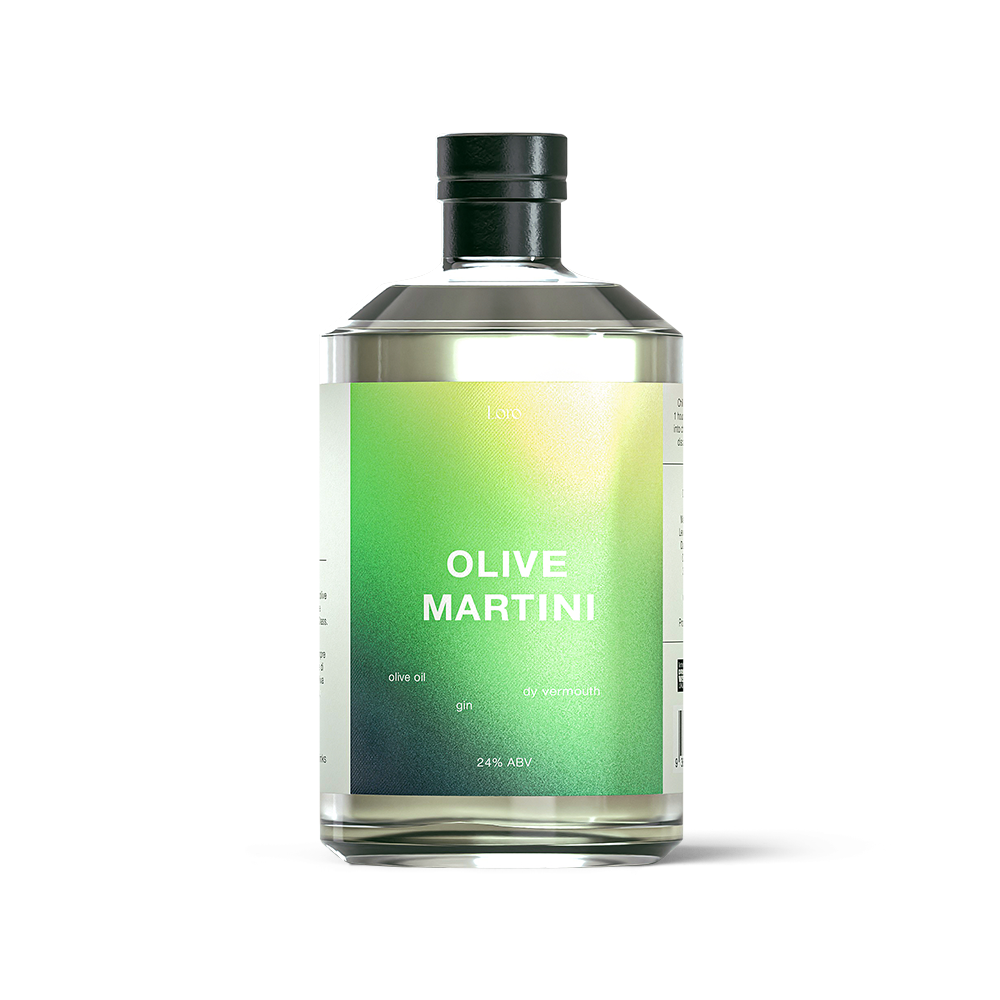 Loro Bottled Cocktails - Olive Martini | 200ml & 500ml